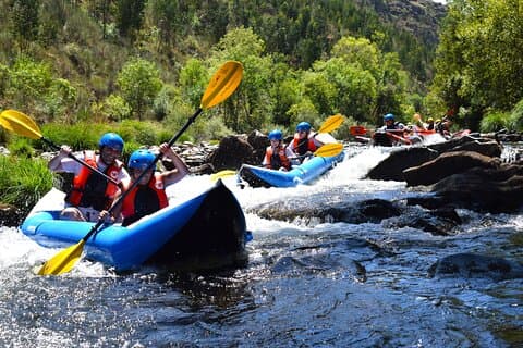 3-stündige Kanu-Rafting-Tour auf dem Fluss Paiva