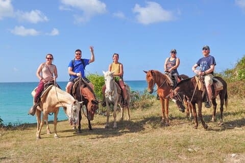 Horseback riding along Macao beach from Punta Cana