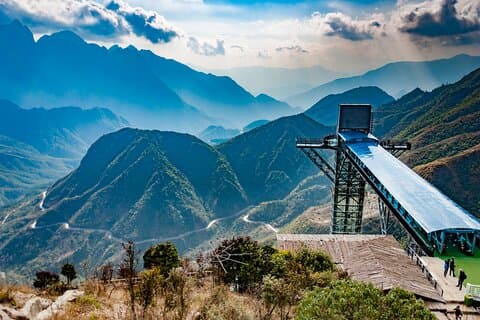 Silver Waterfall, Heaven Gate and Glass Bridge by Private Car