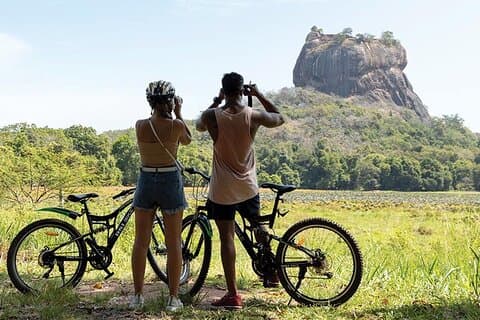 Tour à vélo de Dambulla et Sigiriya au départ de Kandy