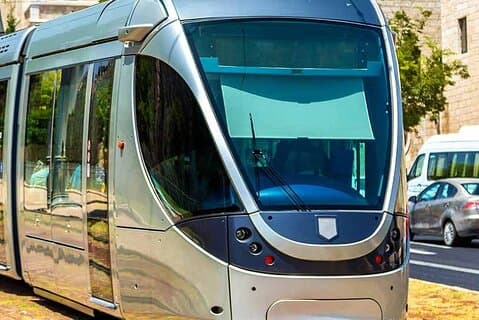 Lungo il percorso della metropolitana leggera di Gerusalemme - Tour privato