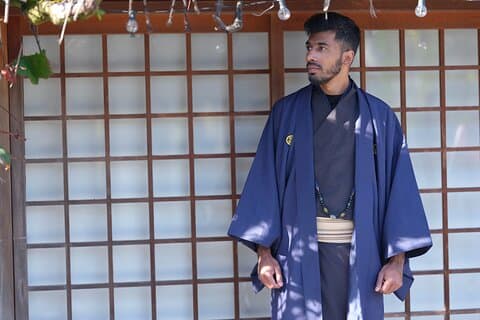 Kimono And Yukata location Dans le plan des hommes de Kyoto