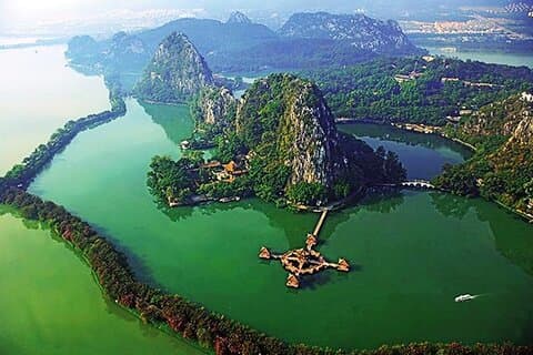 Zhaoqing Private Tour with Seven Star Crags or Dinghu Mountain
