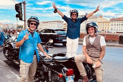 Visite en moto de sidecar vintage de Florence - Les points forts de la ville