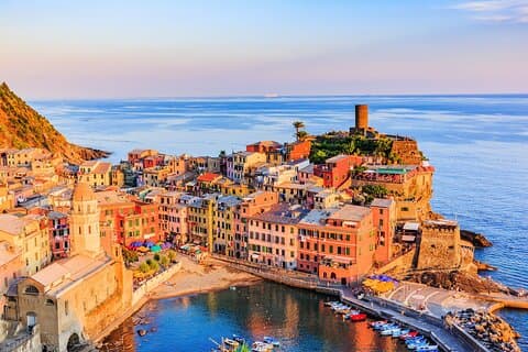 Cinque Terre Sunset Cruise with Aperitif from Monterosso