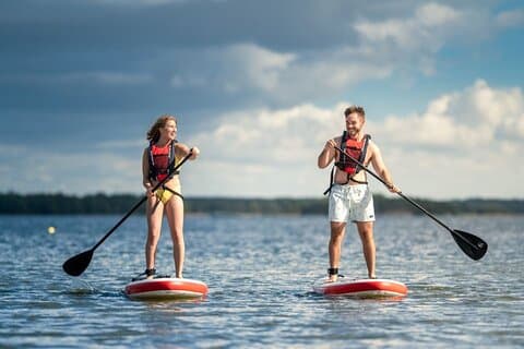 Zelfgeleide SUP-tour in Stockholm