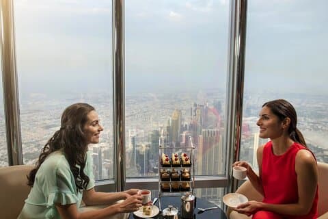 The Lounge Burj Khalifa Level 154 +153 + 152 With Dining Choices