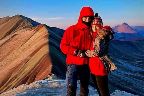 Vinicunca Sunrise at the Rainbow Mountain, Crowd-Free