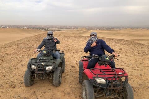 Giza Pyramids Tour Quad Bike, Camel Ride with Panoramic Views