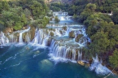 Excursão em grupo às Cachoeiras Krka saindo de Split
