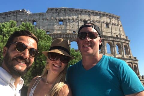 Rome : Colosseum met Palatijn en Forum Romanum