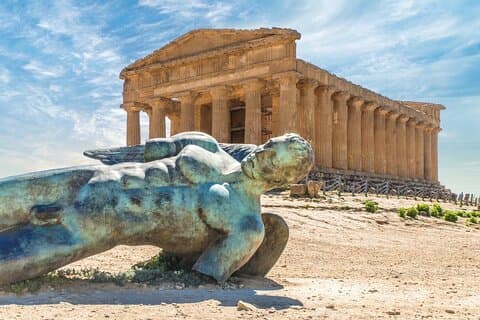 Eintägige private Tour nach Agrigento und Scala Dei Turchi