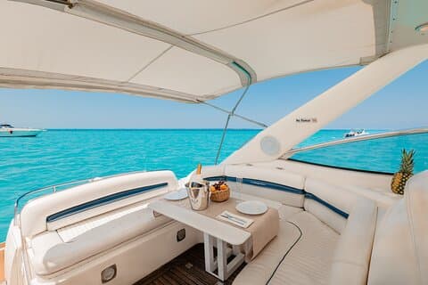 Private Premium-Yacht 46FT-Vermietung in Cancún