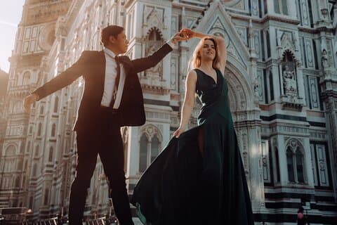 Privat fotografering i Firenze