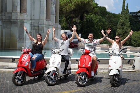 Rom Vespa-tur med Tiramisu