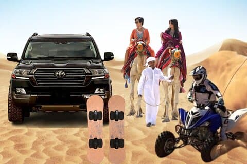 Qatar Dune Bashing Safari, Kameel, Surfen , Optionele Quad Bike