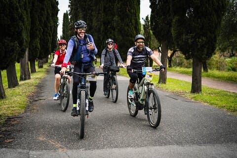 Guidet tur i Appia Antica på el-cykel med aperitif