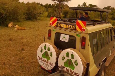 3 dagen en 2 nachten Masai Mara Safari verblijft in het park