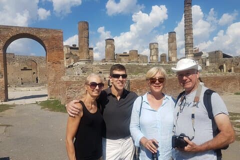Pompeii ruiner och arkeologiska museet privat rundtur från Rom