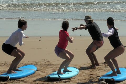 ¡Lección de surf en un parque nacional en Playa Grande, Costa Rica!