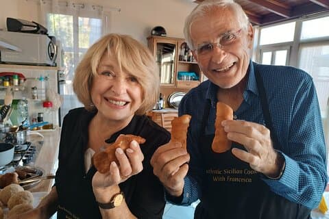 Matlagningskurs för Sicilien Cannoli och mandelkex