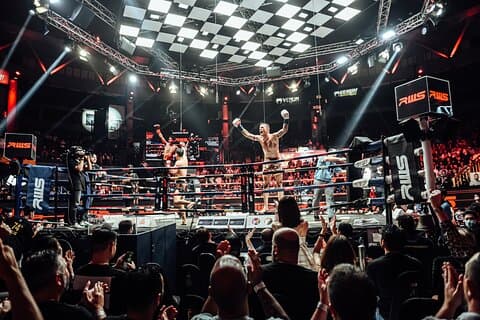 Muay Thai Boxing Match billetter på Rajadamnern Stadium i Bangkok