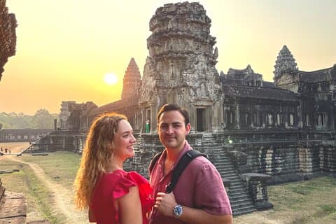 Lever du soleil à Angkor et visite privée de Banteay Srei