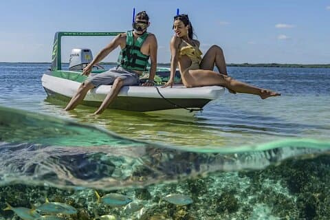 Cancun Jungle Tour med motorbåt och snorkling
