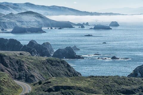 Smartphone Audio Driving Tour mellan San Francisco och Monterey
