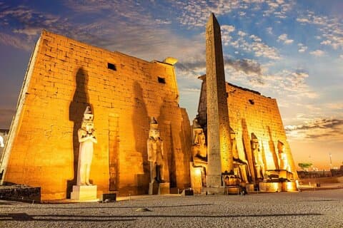 Karnak Temple lyd og lys show