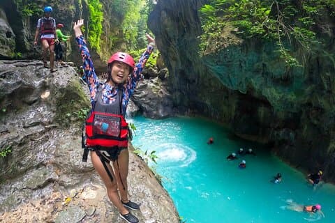 Kawasan Falls Canyoning und Moalboal Sardine Run, Meeresschildkröten
