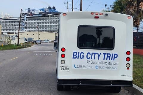 Enveis eller returtransport fra Houston og Galveston