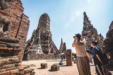 Visite en voiture privée de Wat Chaiwatthanaram Ayutthaya