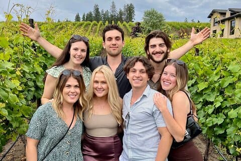 Tour guidato del vino di Vernon per l'intera giornata con 5 cantine