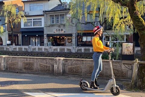 Kinosaki:Rental Electric scooter-Natural Treasures route-/120min
