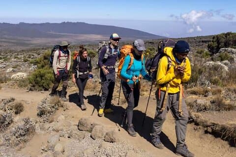 Itinerario Rongai di 7 giorni Salita sul Kilimangiaro