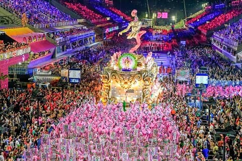 Sambadrome Marvel Rio's 2026 Parade med Transfer (Odd sektorer)
