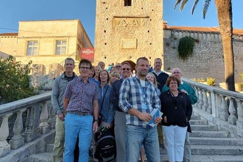 Vandretur i den gamle bydel Korcula 1 time