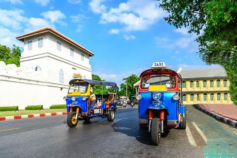 Famoso tour en tuk tuk de Bangkok