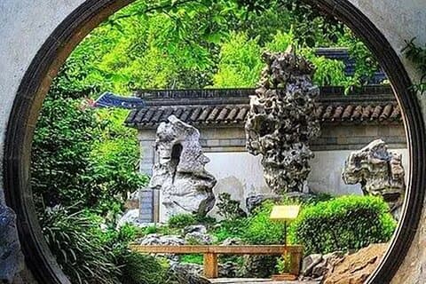Privat trädgårdskonsttur i Shanghai Yu Garden