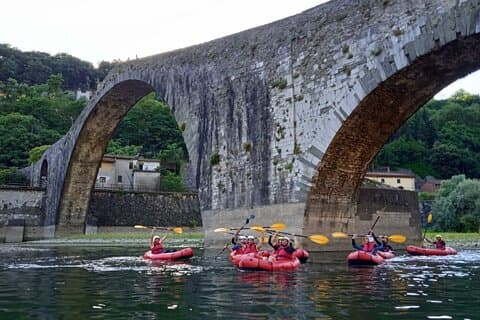 Kayak bridge of the devil