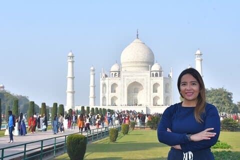 El mismo día Taj Mahal Tour en tren Gatimaan