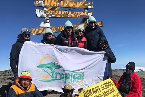 Lemosho Route 8 dagars Kilimanjaro Trekking plus 2 övernattningar