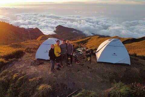 Trekking Rinjani 1 día Trekking borde del cráter Senaru