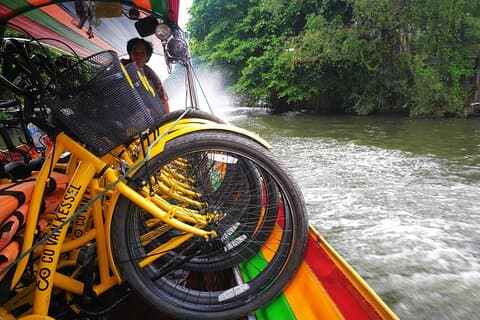 Bangkok: Kombitour mit Fahrrad und Boot
