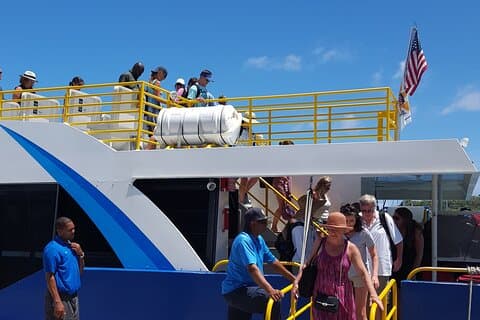 Cruise Ship Port Shuttle to St John Ferry