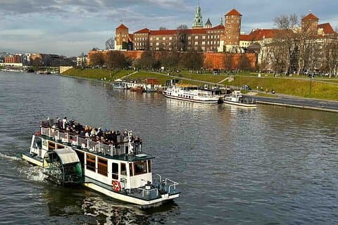 Krakow Vistula River 1 timmars kryssning med sightseeing
