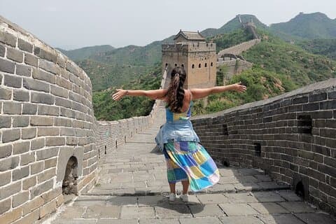 Beijing Sunrise Jinshanling Stora muren Vandring 6km Gruppresa