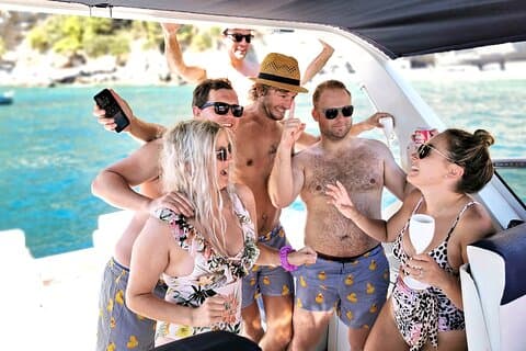 Sorrento Sunset Boat Party met muziek en aperitief