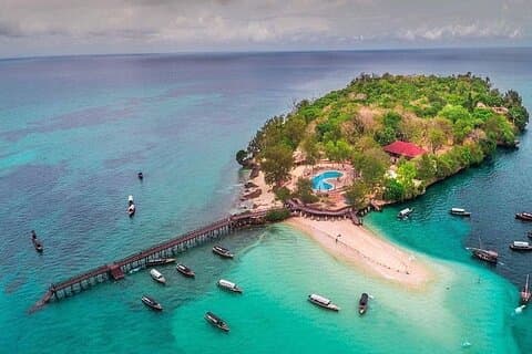 Zanzibar Prison Island Trip och Stone Town Private Walking Tour